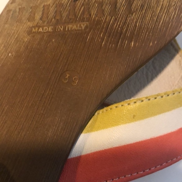 Astore Venezia leather slip on sandals with flower - Picture 7 of 9